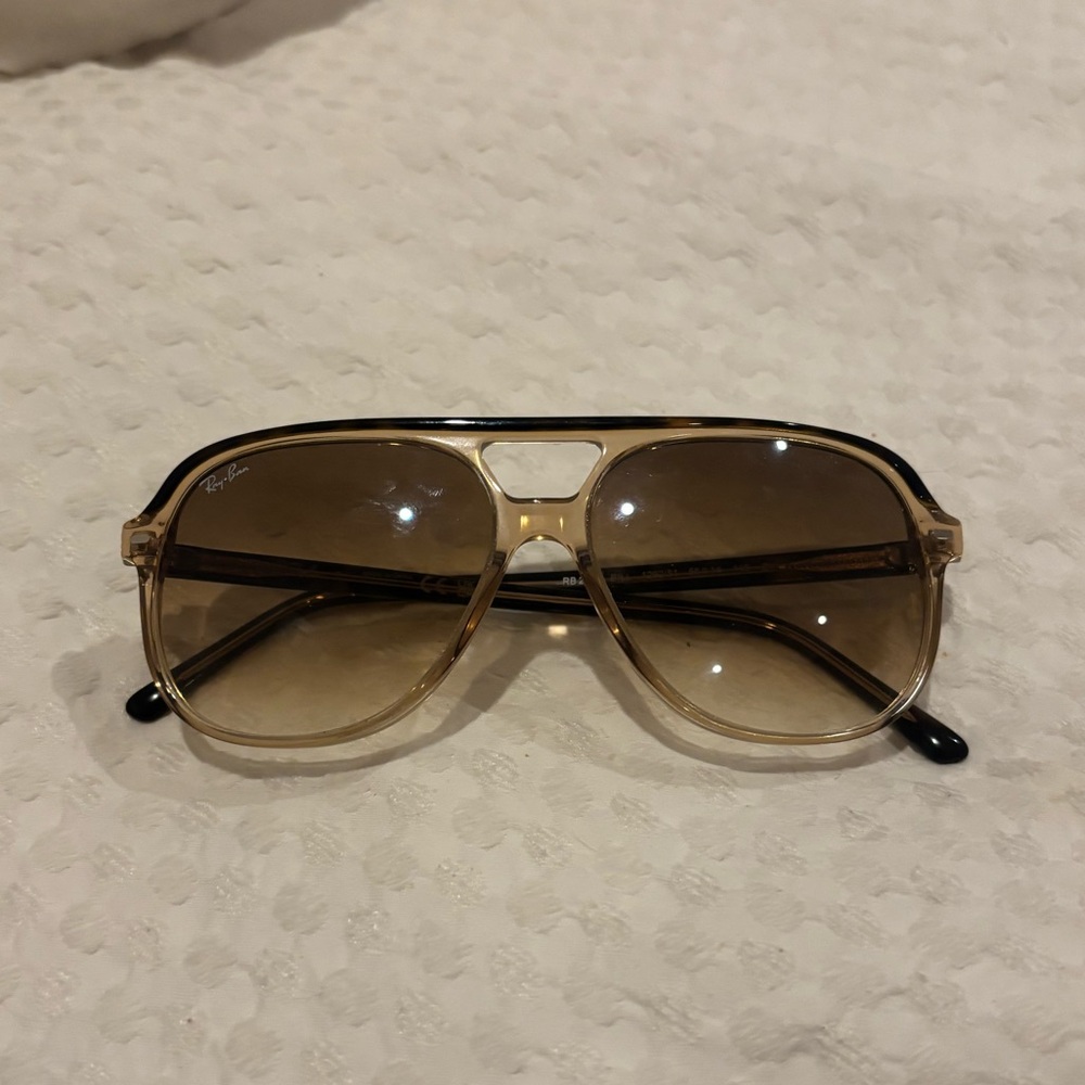 Ray-Ban Bill Havana Aviator Sunglasses Brown With Case